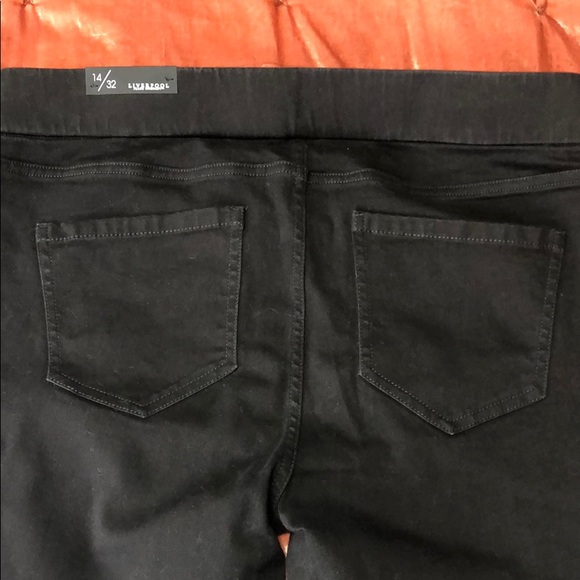 Bootcut elastic waist black jeans - Picture 3 of 3